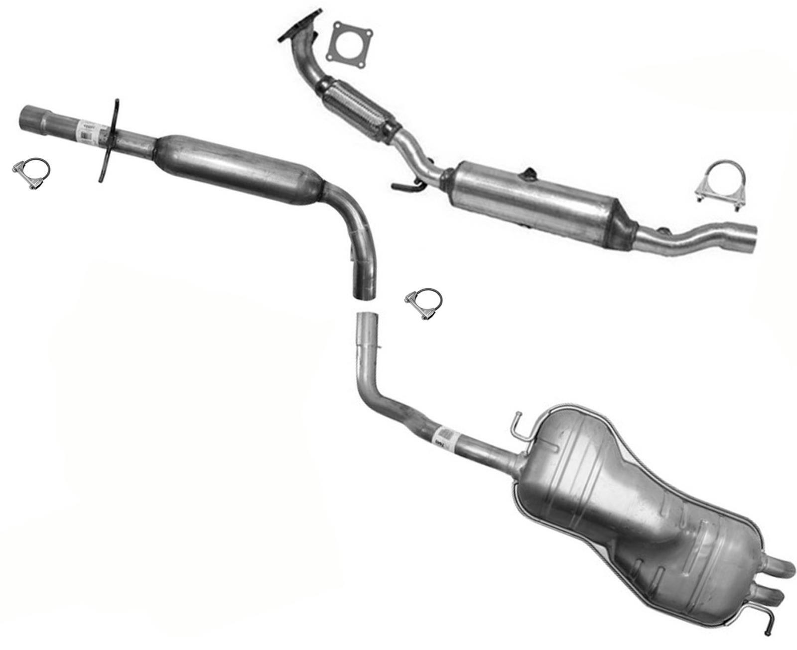 Exhaust System & Catalytic Converter Fits 99-03 BEETLE 00-02 GOLF 1.8L