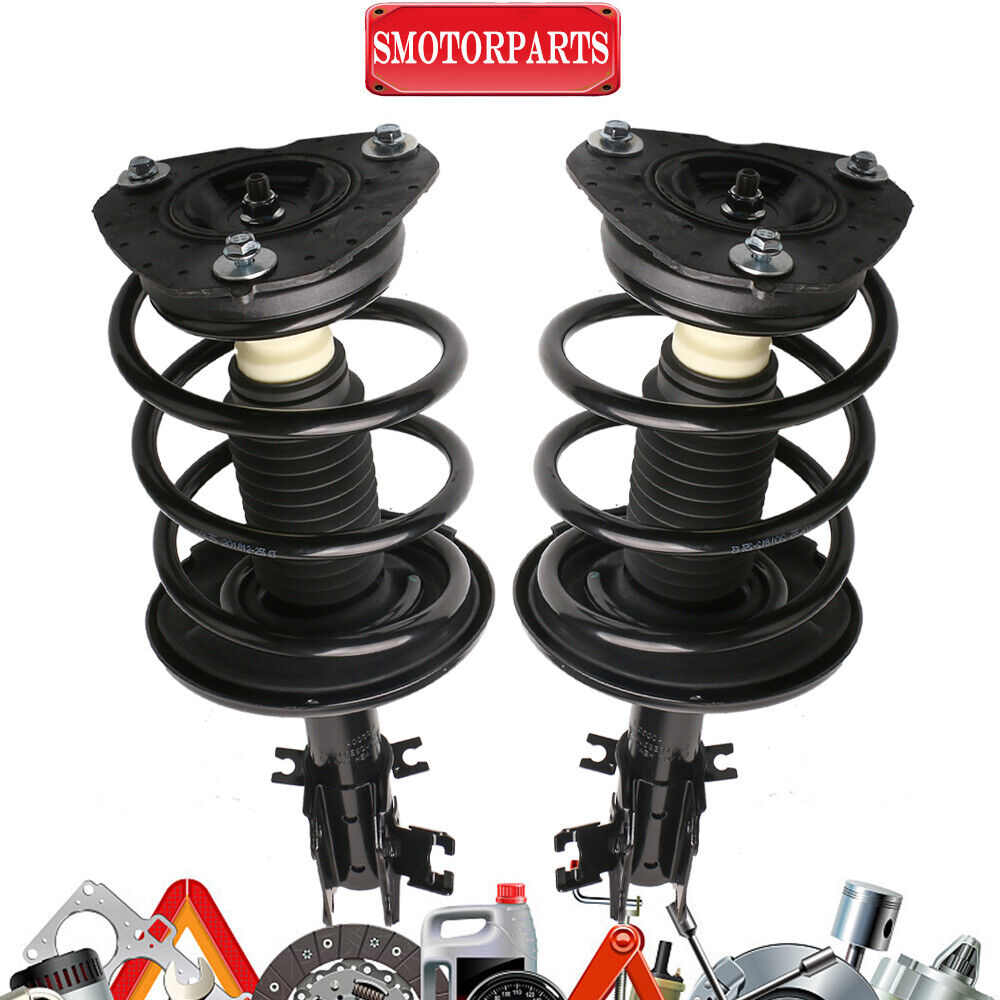 Front Complete Struts w/ Coils Left & Right Pair Set For 2007-2012 Nissan Altima