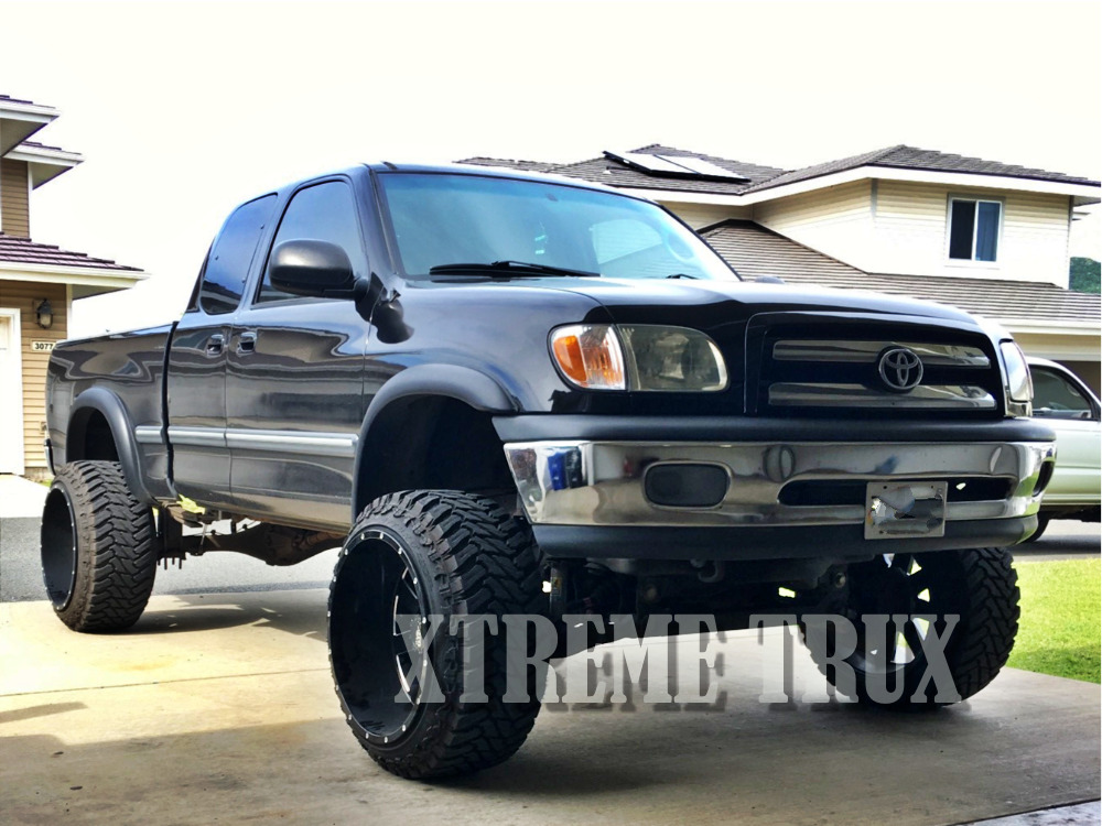 Textured Fender Flares For 03-06 Toyota Tundra Extended Black Set Parts