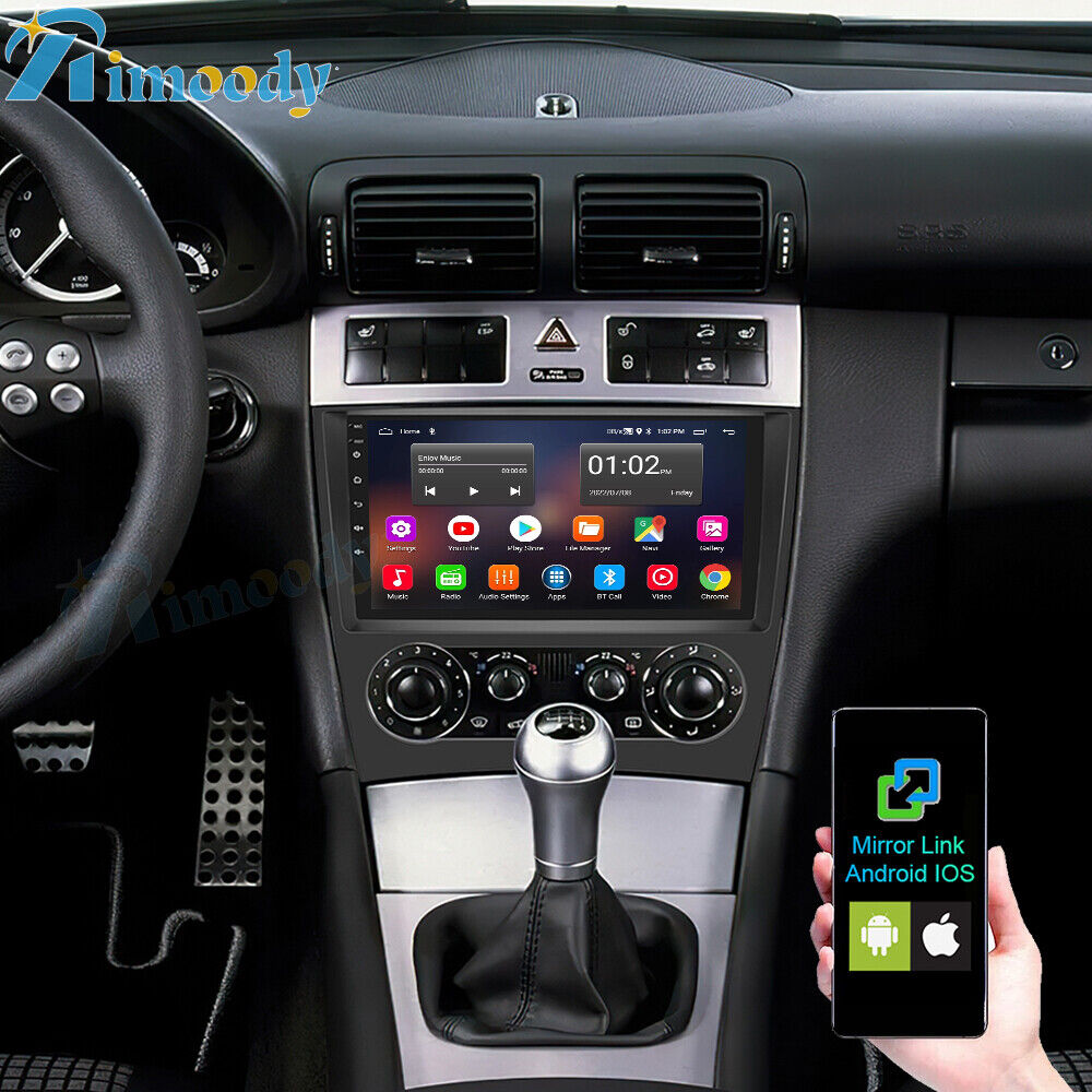 For Mercedes Benz C230 C350 C320 C55 AMG 2005-07 Android 13 GPS Car Stereo Radio