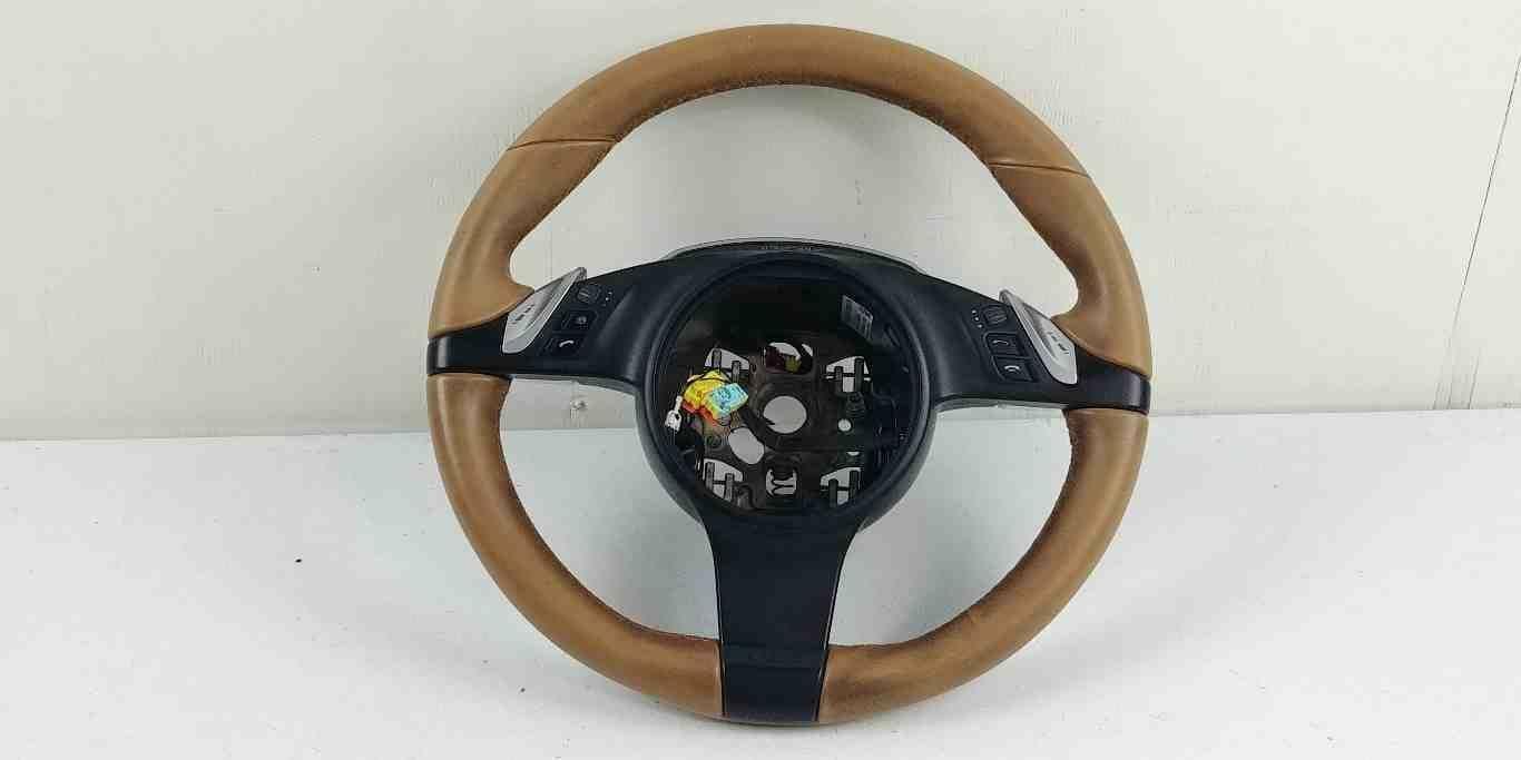 2009-2012 Porsche Boxster Cayman 911 997 Three Spoke Steering Wheel, PDK Leather