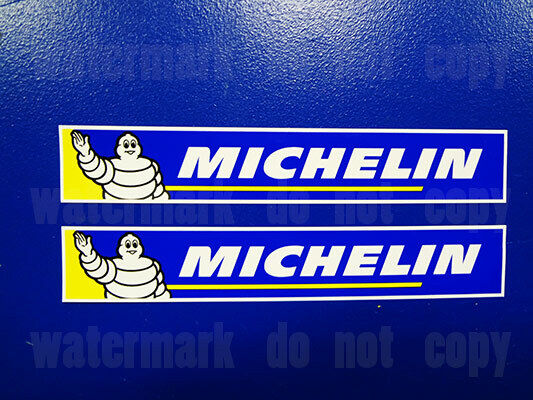 2x Michelin Tires decals stickers autocollants SCCA MotoGP GSXR logo Pick Size