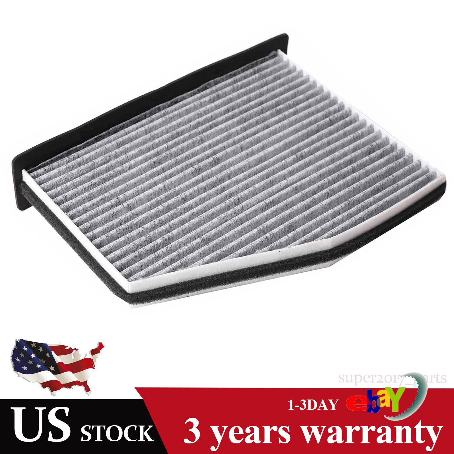 Cabin Air Filter For Audi A3 VW Jetta Passat w/Activated Carbon CUK 2939 NEW