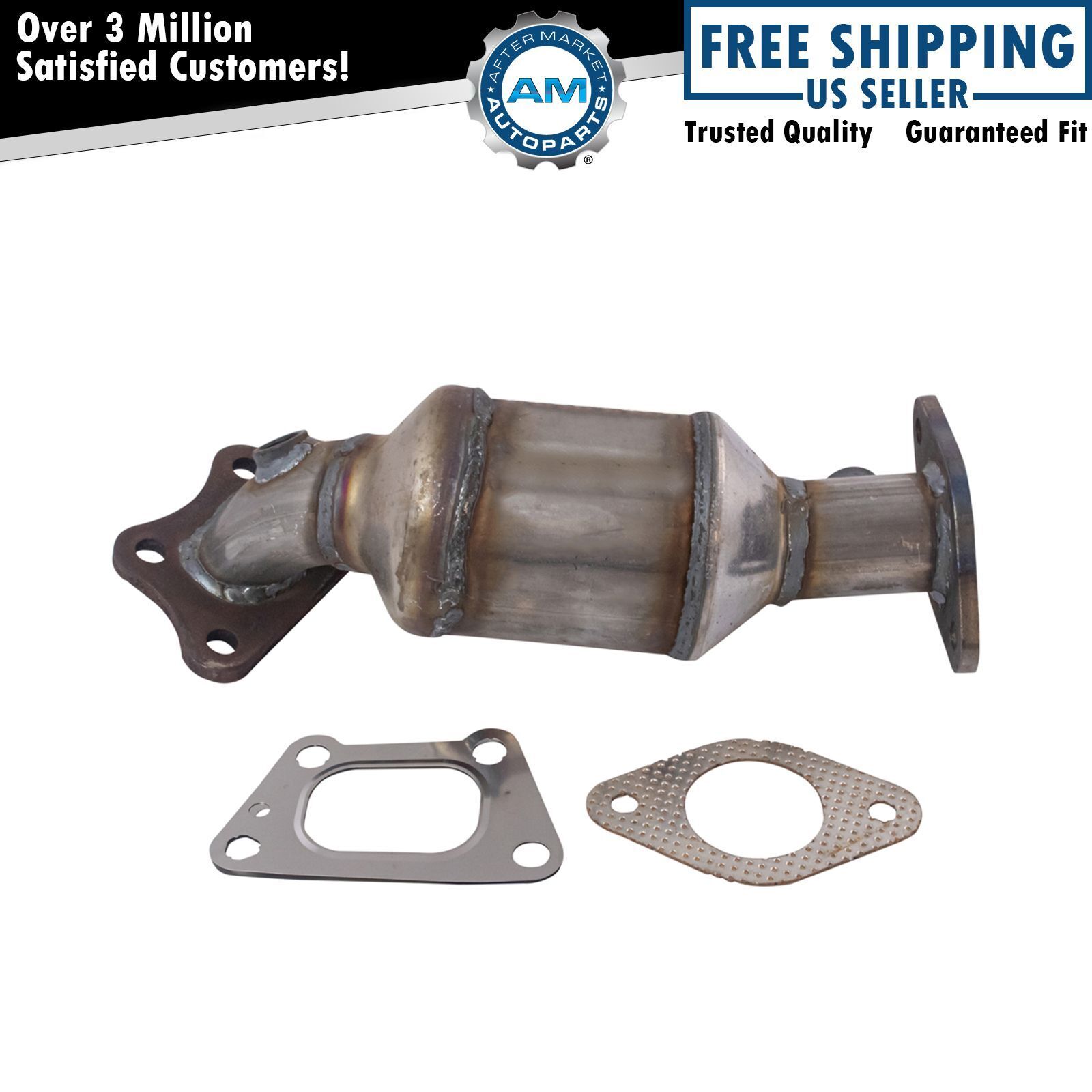 Rear Firewall Side Exhaust Manifold Catalytic Converter for 10-11 Cadillac SRX