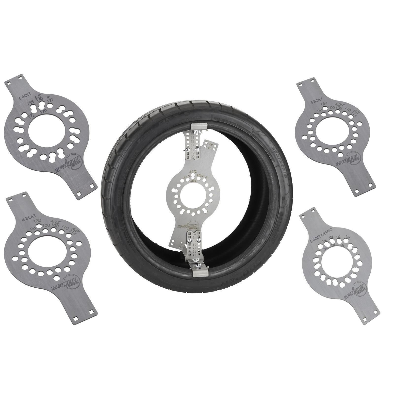 WheelWise™ Wheel Fitment Tool Master Kit, 4-5-6 Lug Pattern