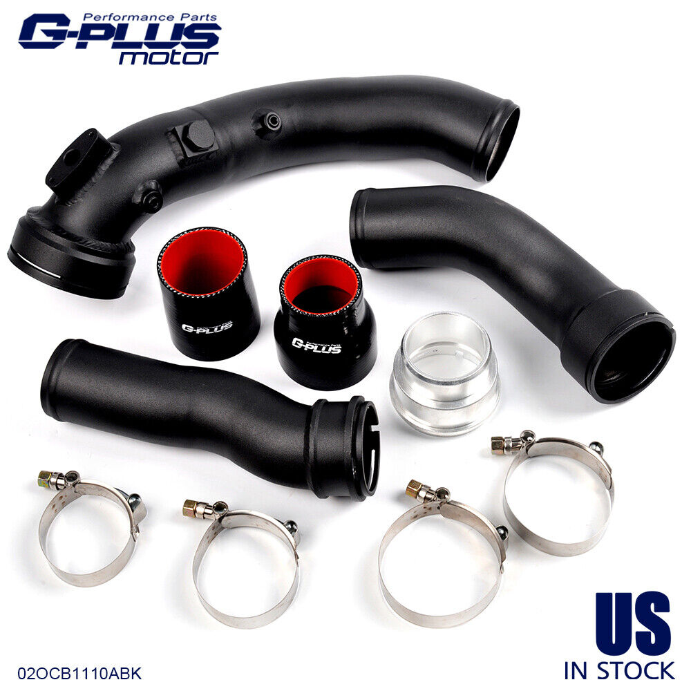 Intercooler Charge Pipe Kit w/ Boots Fit For BMW F20 F30 N55 M135i M235i 335i
