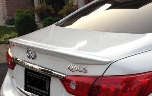 NEW PAINTED REAR LIP SPOILER FOR 2014-2020 INFINITI Q50-NO DRILL ANY COLOR