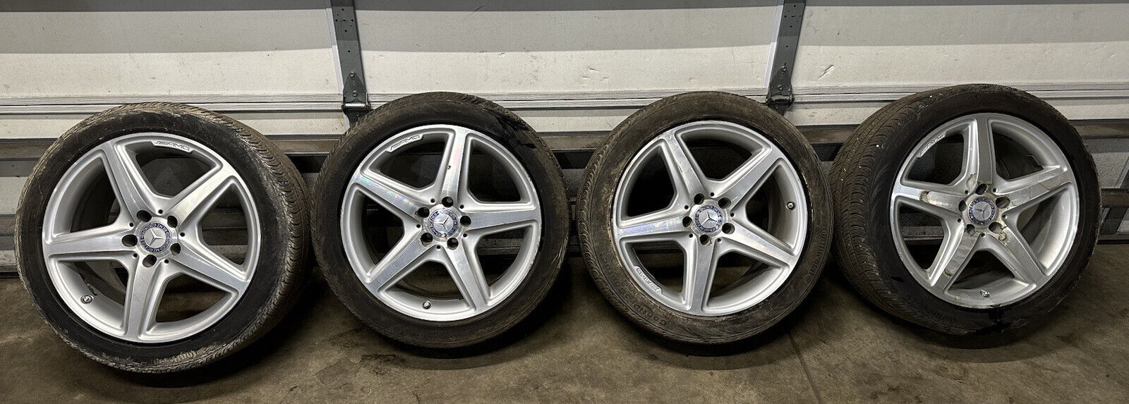 ✔MERCEDES W218 CLS550 AMG WHEEL WHEELS TIRES STAGGERED SET 18\