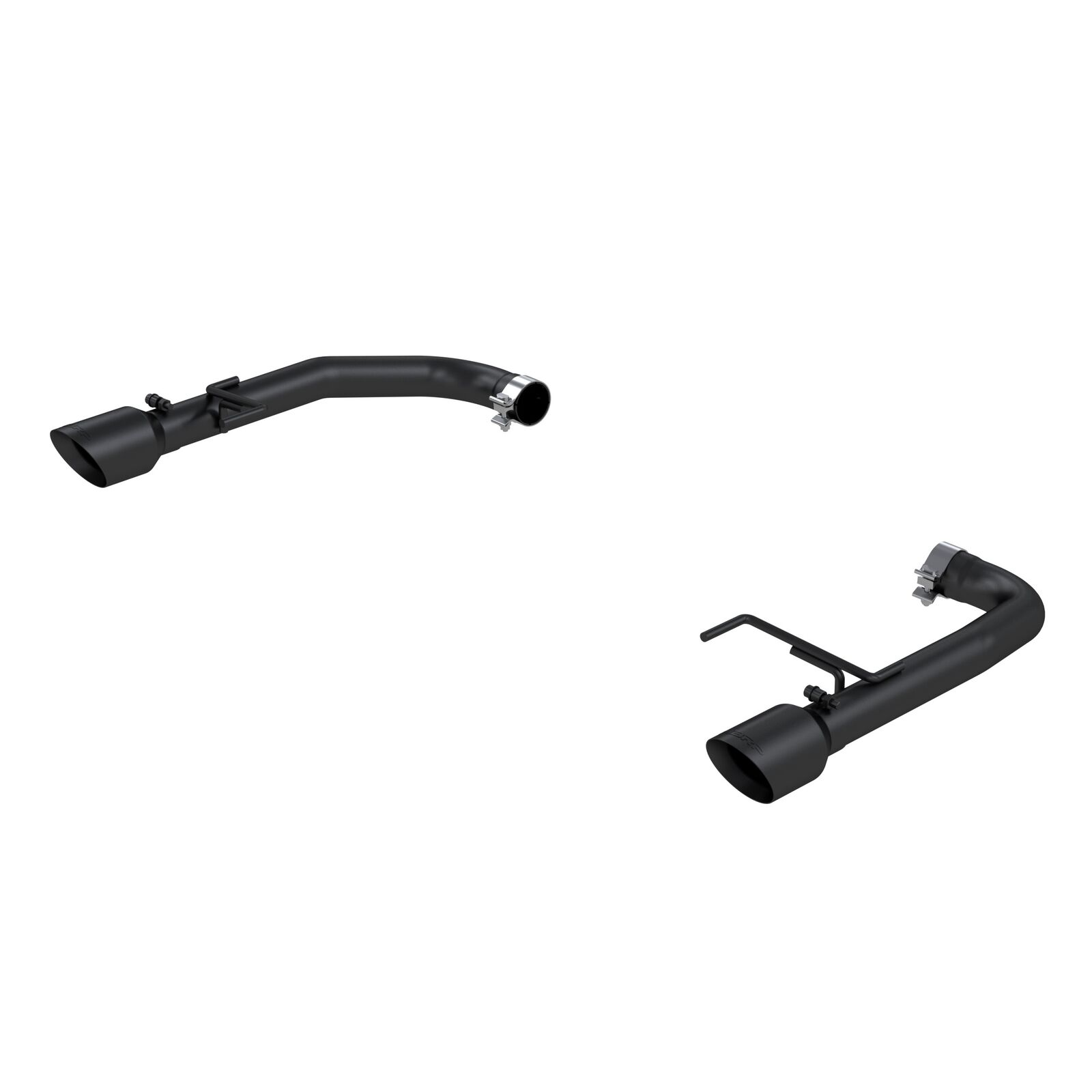 Fits 2015-2017 Ford Mustang 2 1/2in. Axle Back Kit; Black Coated - S7276BLK