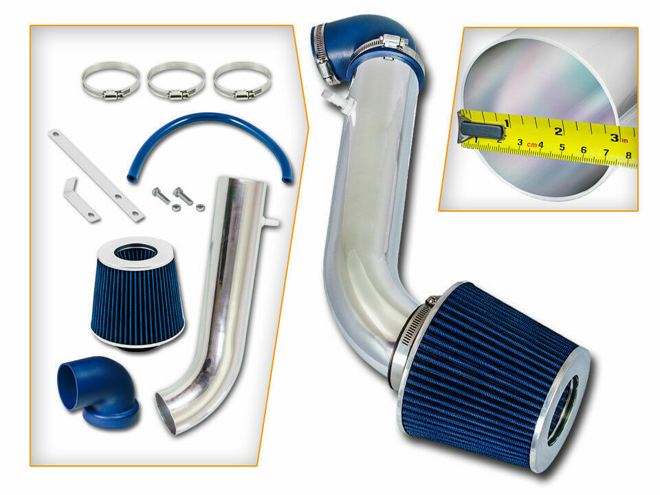 SPORT AIR INTAKE + BLUE DRY Filter For 95-99 Mitsubishi Eclipse 2.0L NT RS GS
