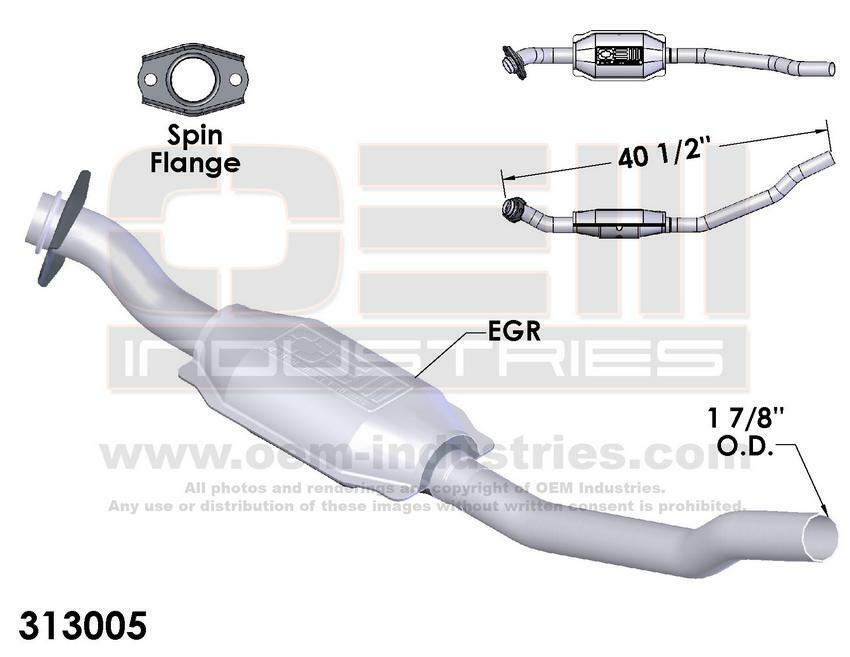 Catalytic Converter & Pipe Fits: 1988 Plymouth Caravelle 2.5L L4 GAS SOHC