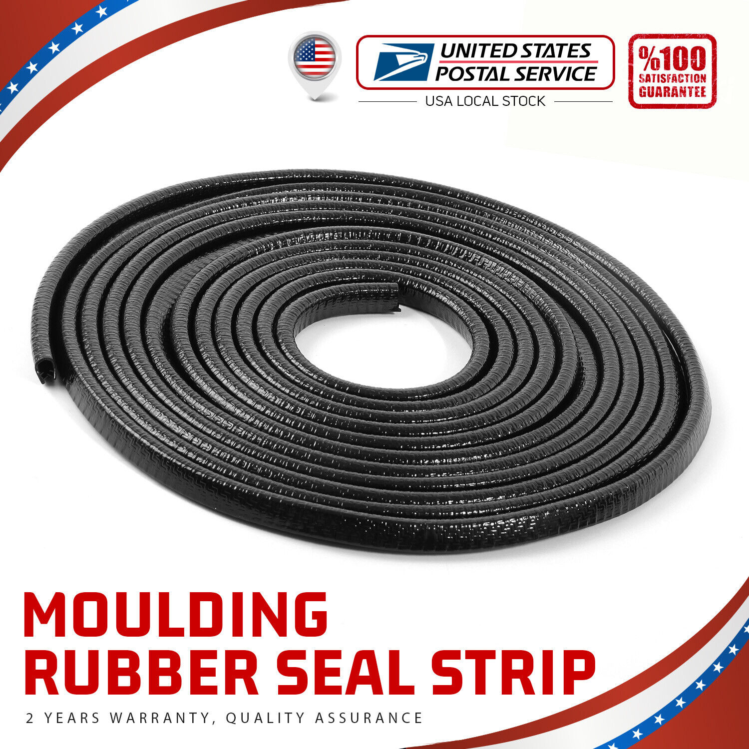 12M Car Door Edge Guard Moulding Trim Rubber Edge Strip Seal Protector Black