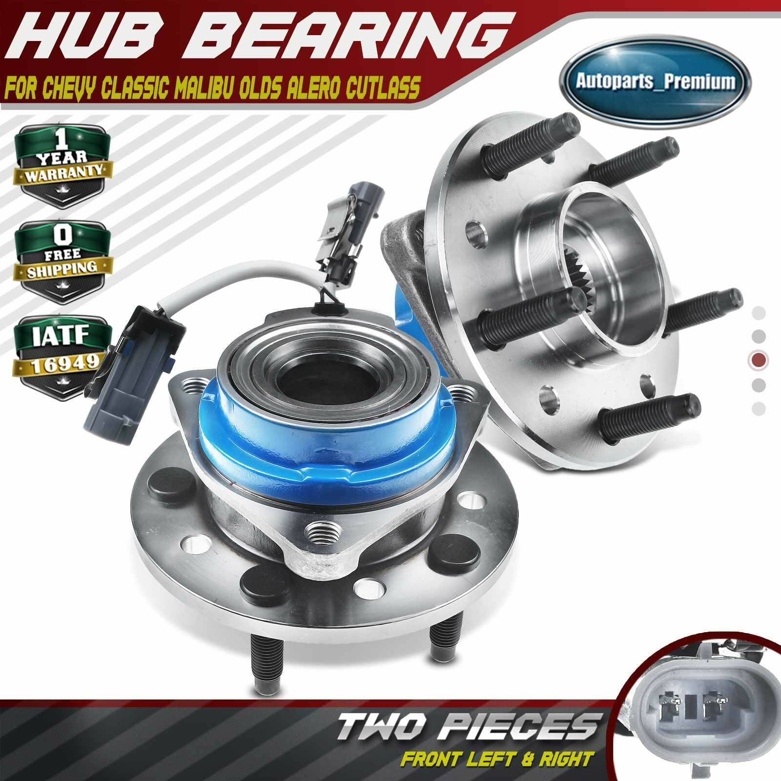 2x Front LH or RH Wheel Hub Bearing Assembly for Oldsmobile Alero 99-04 Cutlass