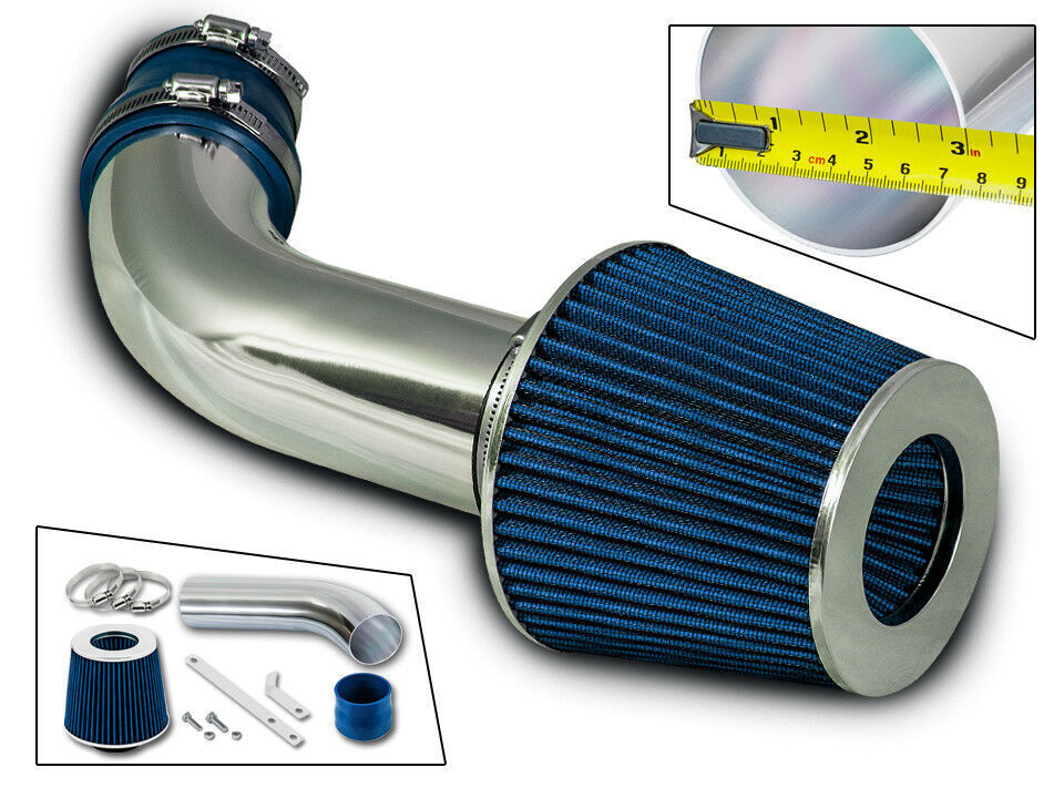 Short Ram Air Intake Kit + BLUE Filter for 89-94 Chevy / Geo Tracker 1.6L L4