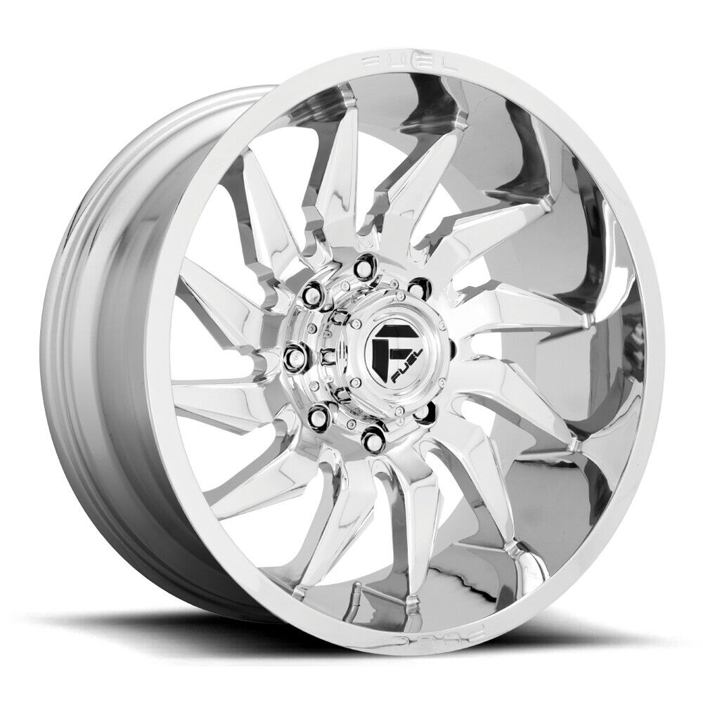 Fuel D743 Saber 22x12 8x6.5/8x165.1 -44 Chrome Wheels(4) 125.1 22\