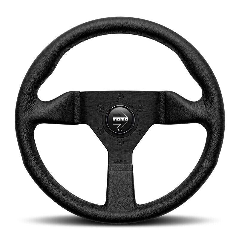 MOMO Steering Wheel MONTE CARLO Black Leather 320mm  MONTECARLO