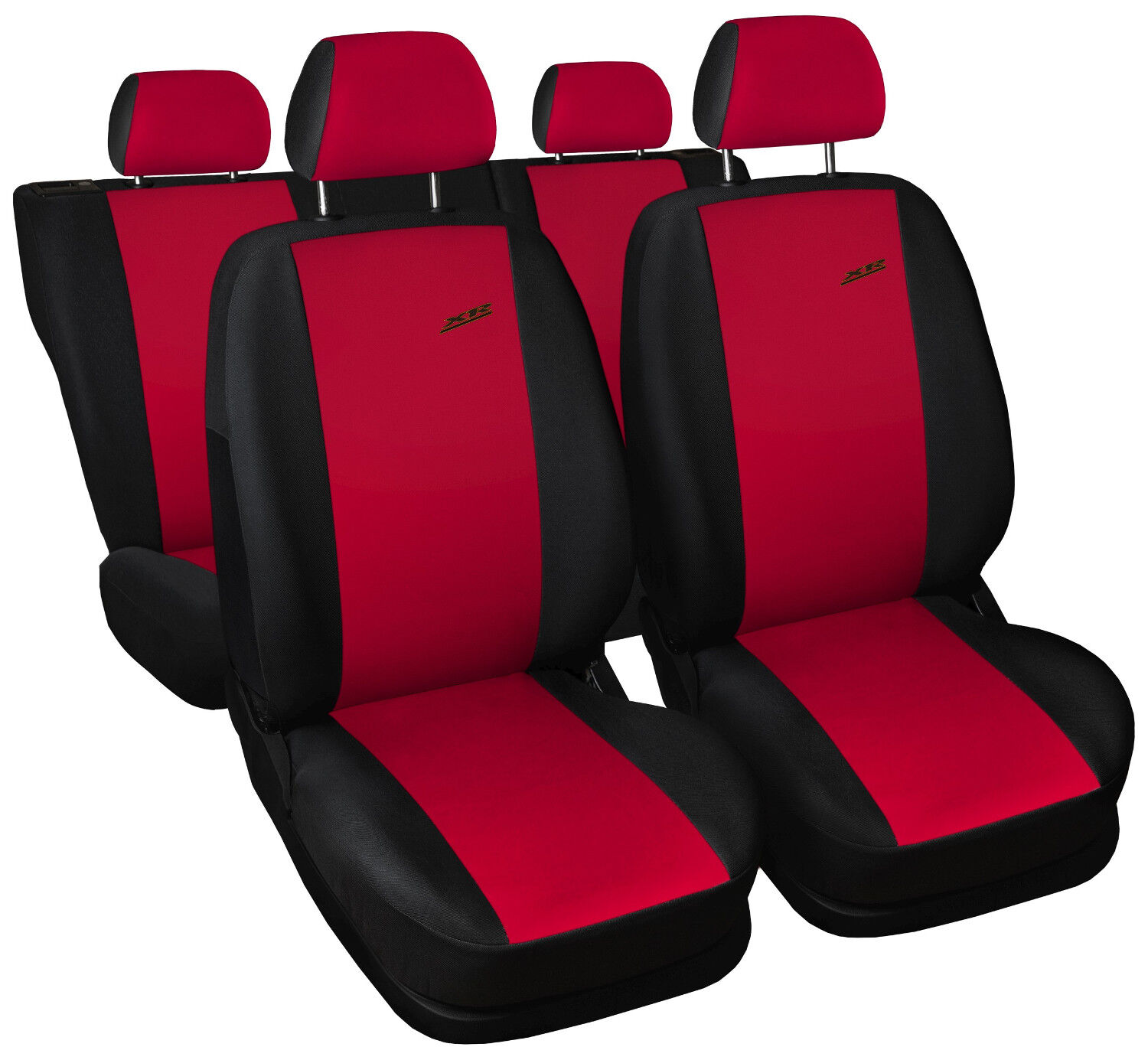  CAR SEAT COVERS fit Seat Ibiza - XR black/red sport style full set