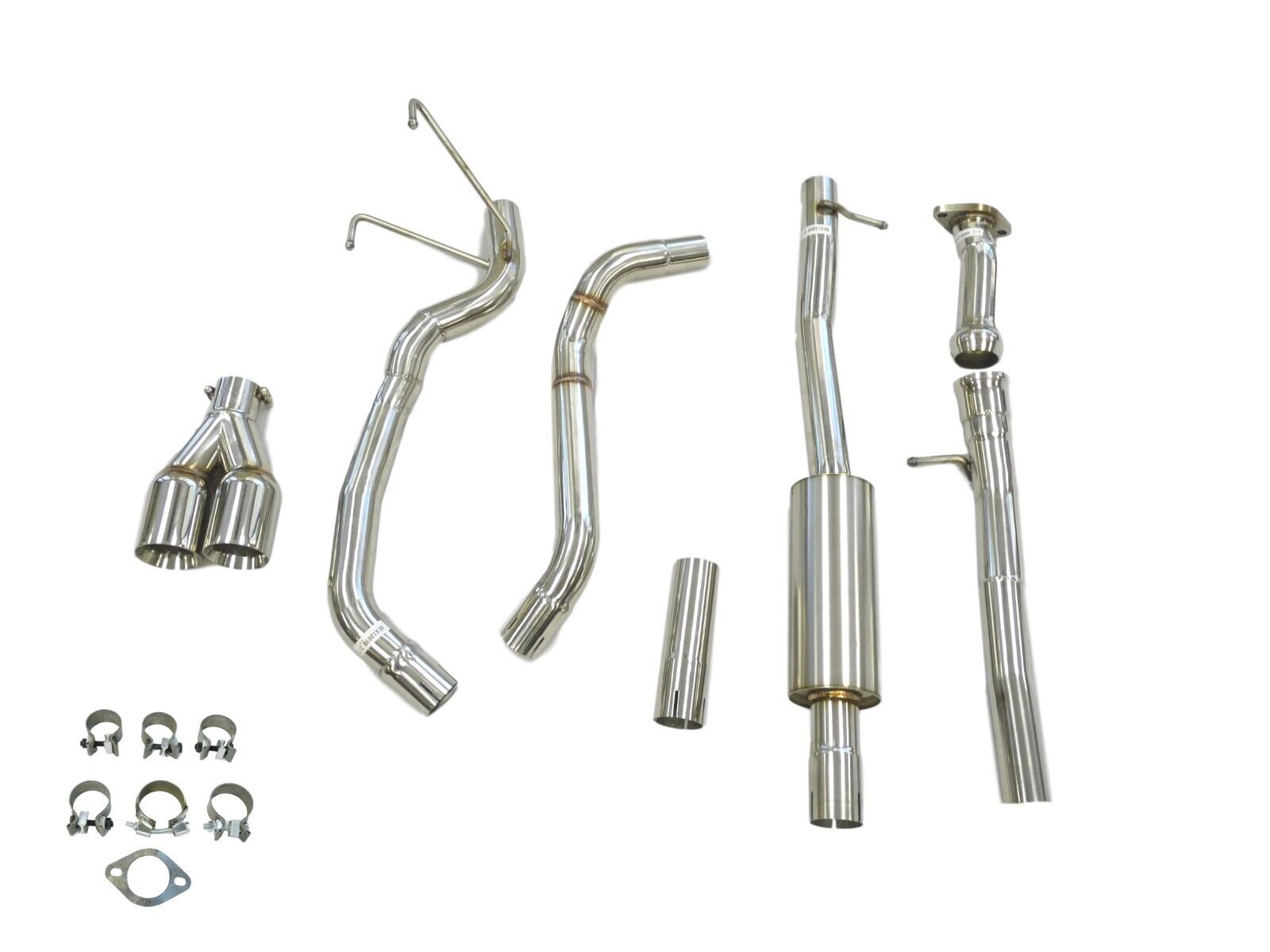 Becker Stainless Steel Catback Exhaust System Fits For 2012+ Fiat 500 1.4L  