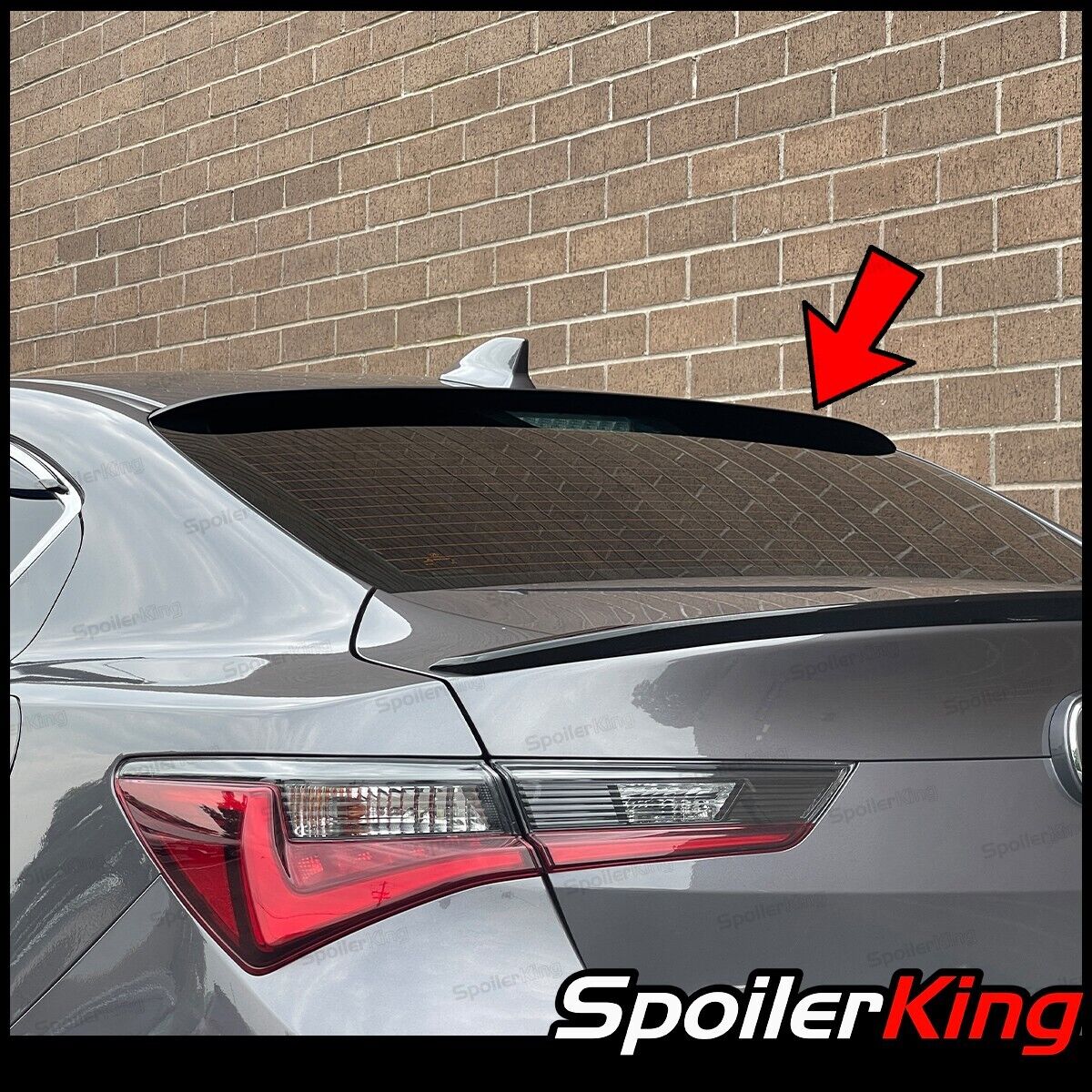 Rear Roof Spoiler Window Wing (Fits: Acura ILX 2013-2022) SpoilerKing 284R