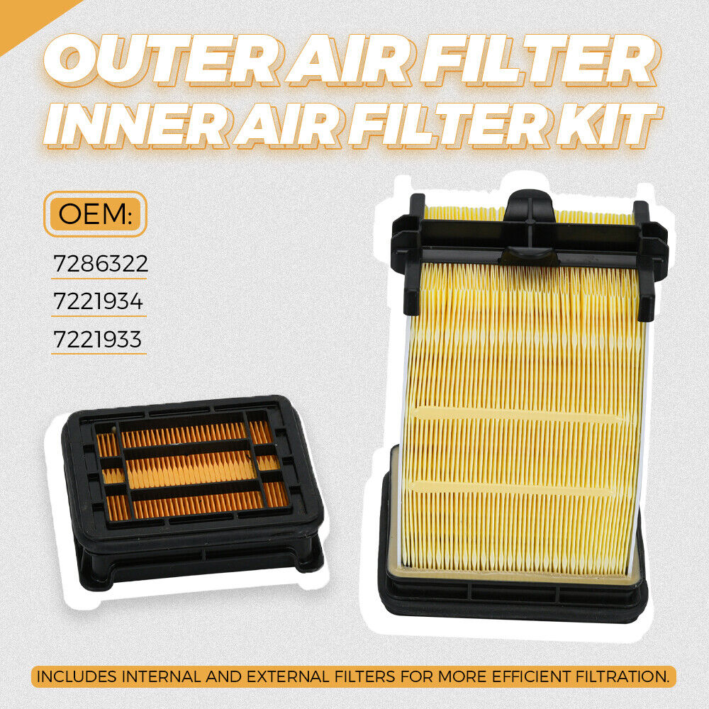 7286322 7221934 Air Filter Kit For Bobcat S570 S590 S650 T590 T630 T650 T870
