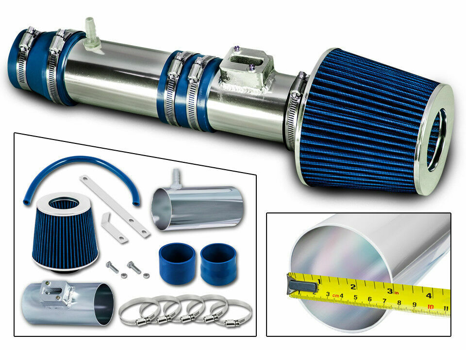 BCP BLUE 2007-2013 Honda Odyssey Acura MDX 3.5/3.7 V6 Air Intake Kit+ Filter