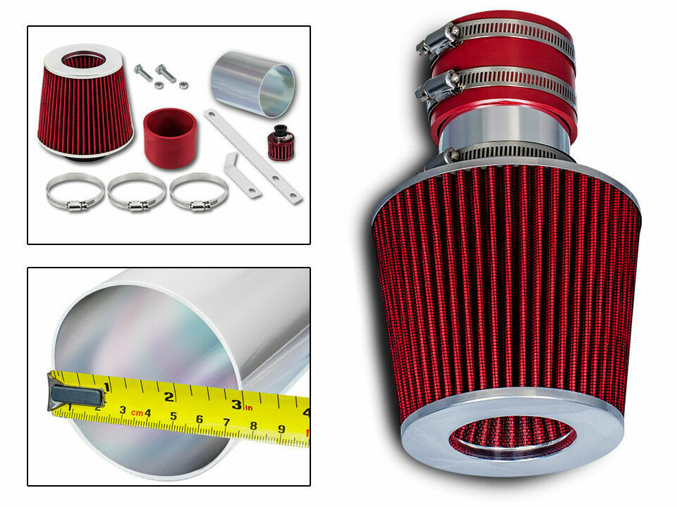 Short Ram Air Intake Kit + RED Filter for 93-98 Passat Jetta /92-94 Corrado 2.8L