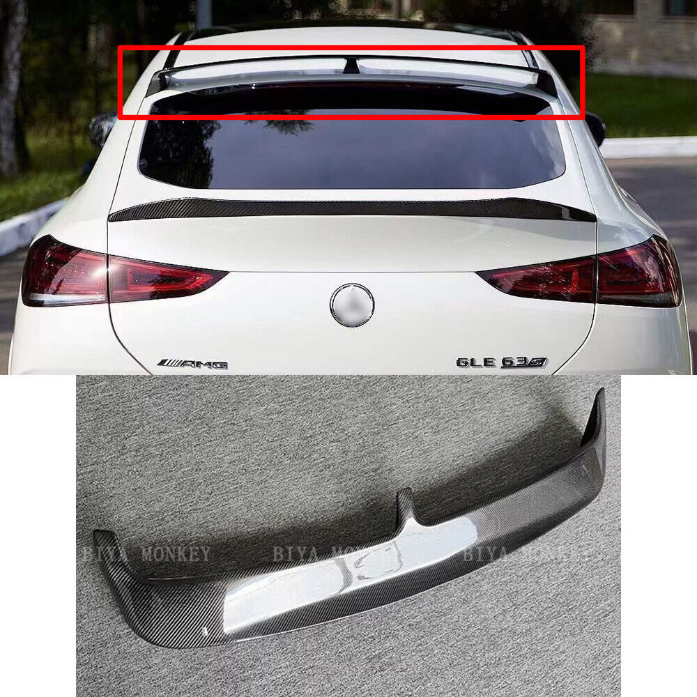 Carbon Fiber Rear Roof Spoiler for Benz C167 GLE450 Coupe GLE53 GLE63 AMG 22-24