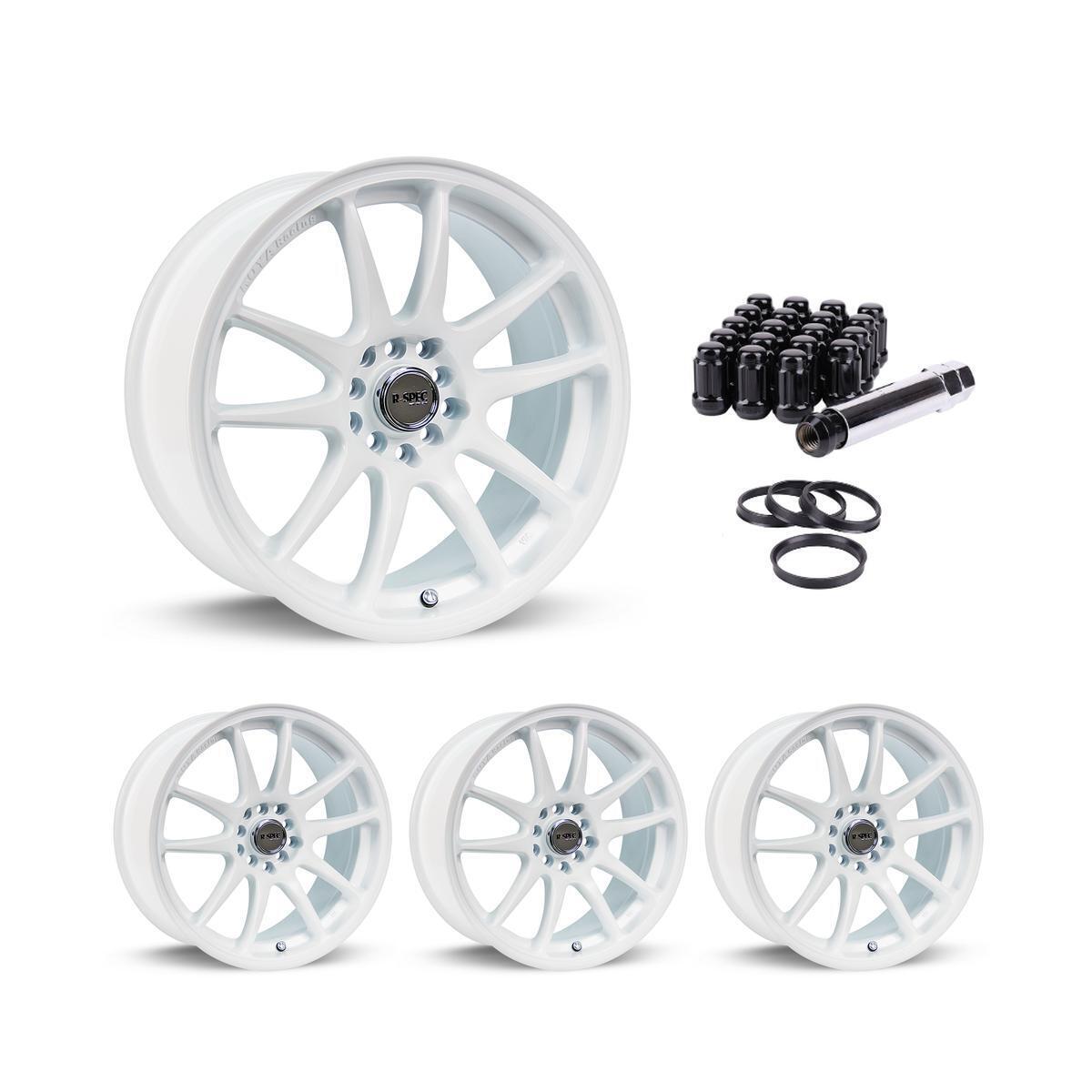 Wheel Rims Set with Black Lug Nuts Kit for 92-98 Buick Skylark P813376 17 inch