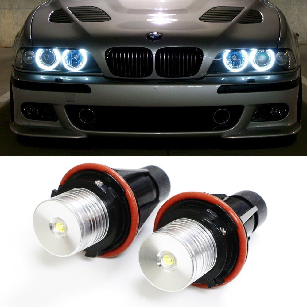 7000K LED Angel Eye Marker Light Bulbs For BMW E39 E60 E63 E64 E53 5 6 7 X3 X5