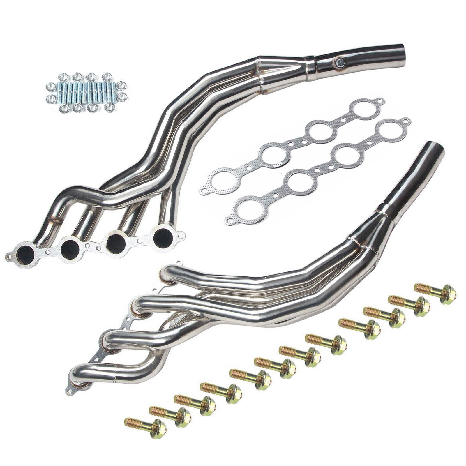 NEW 1× Stainless Exhaust Header Kit Fits for Chevy Camaro SS 6.2L V8 10-13 USA