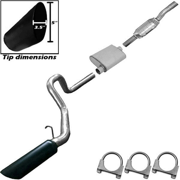 Performance Exhaust System w/ Catalytic Converter fits: 02-04 Grand Cherokee