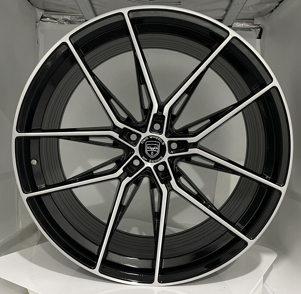 4 HP1 19 inch STAGGERED Black Rims fits BMW 1 SERIES M COUPE 12