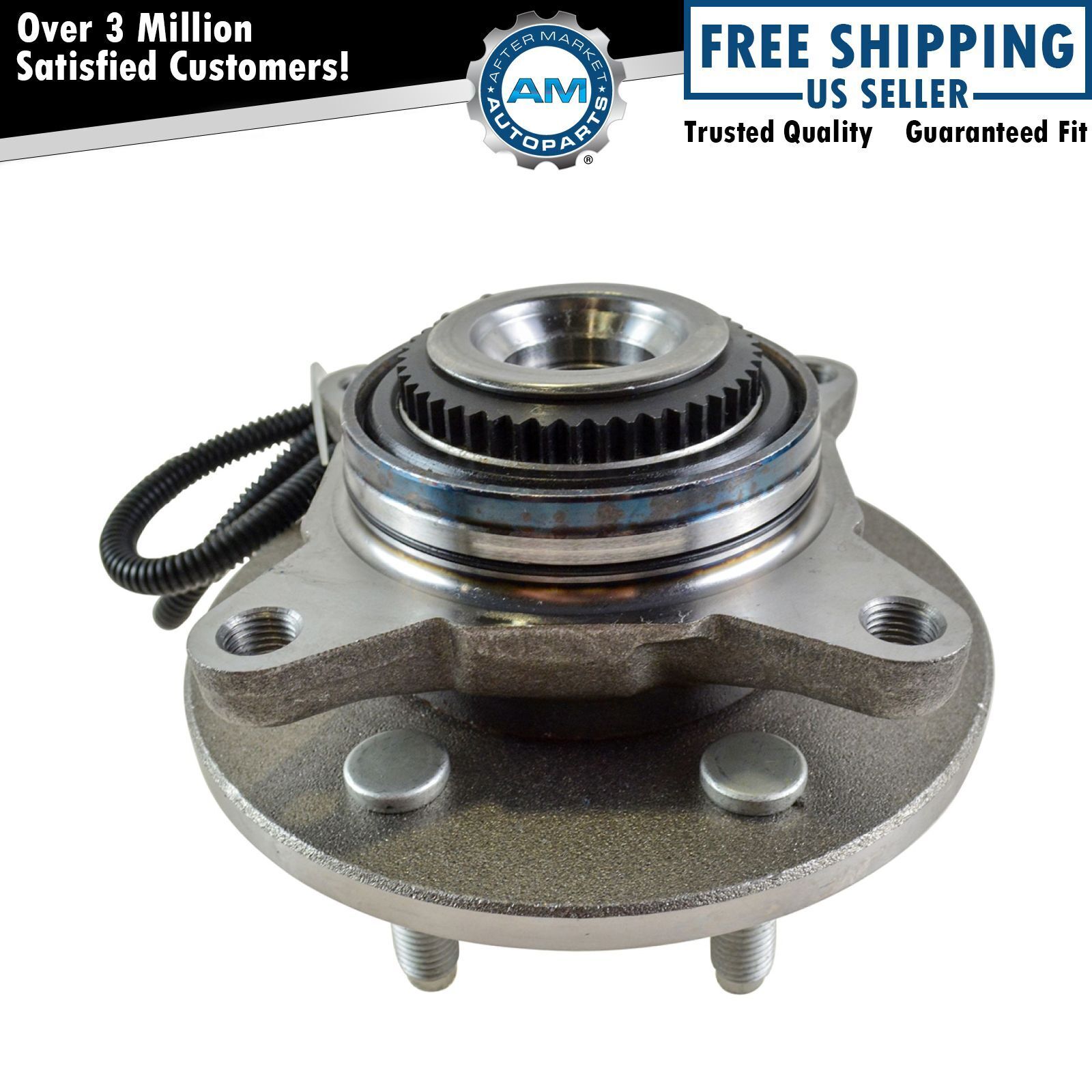 Front Wheel Bearing Hub Assembly Fits 4x4 2005-2008 Ford F-150 & Lincoln Mark LT