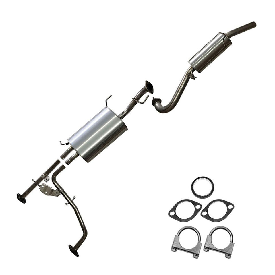 Stainless Steel  Exhaust System Kit fits Nissan 01-04 Pathfinder Infiniti QX4