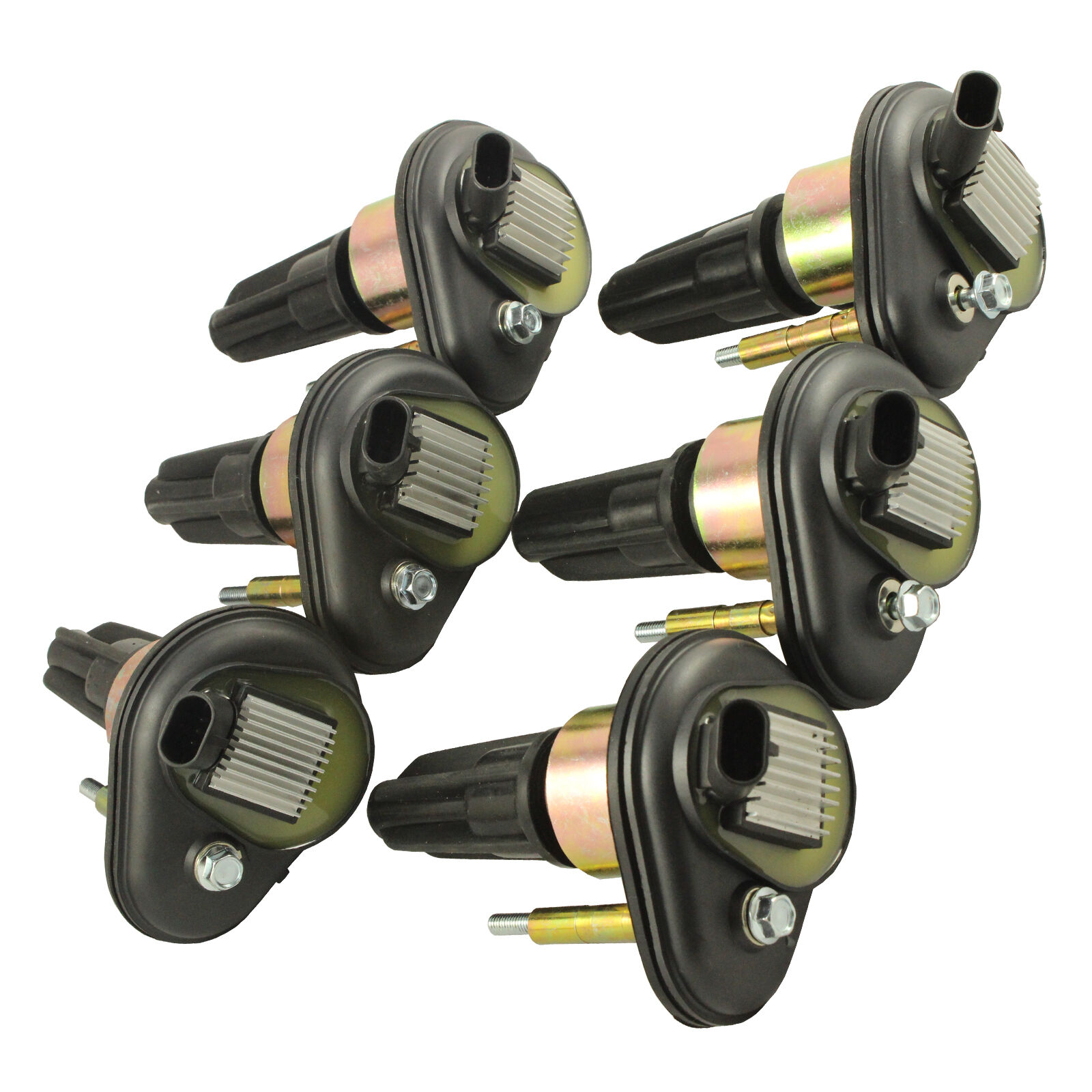 Ignition Coil Set of 6 For Chevy Trailblazer GMC Canyon Envoy 2002-2005 H3 New