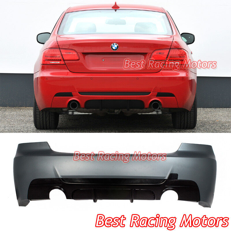 For 2007-2013 BMW E92 2dr 3-Series Performance Style Rear Bumper (Dual Exhaust)