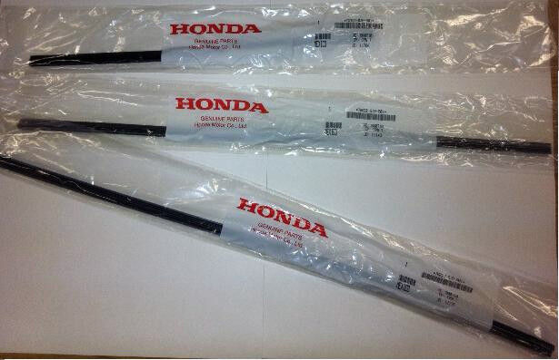 Genuine OEM Honda Pilot Wiper Insert Set Front and Rear 2016 - 2022 Inserts