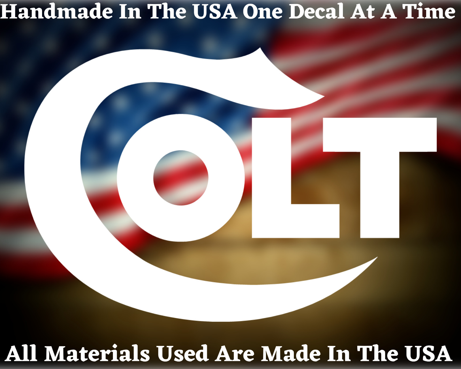 COLT Manufacturing Company Firearms Decal Sticker USA Seller