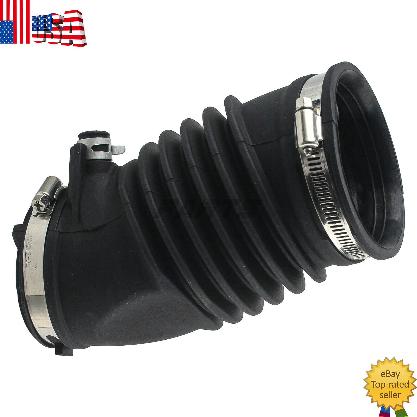 Black Air Intake Hose Fits For Acura MDX 2010-2013 17228-RYE-A10