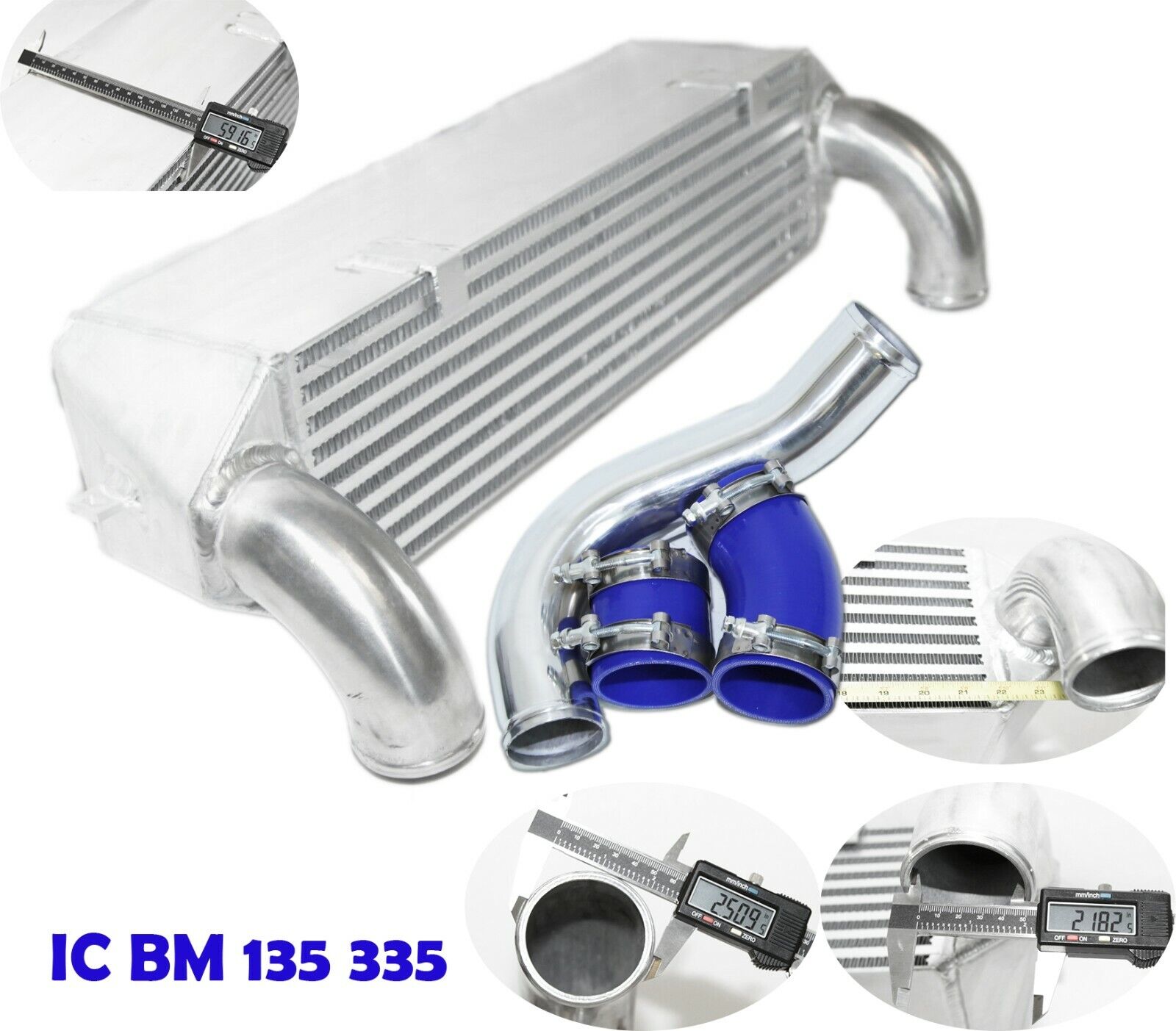 Intercooler FMIC& Piping Kits for BMW 07-11 335i 08-11 135i E90 E92 E93 E80 E82