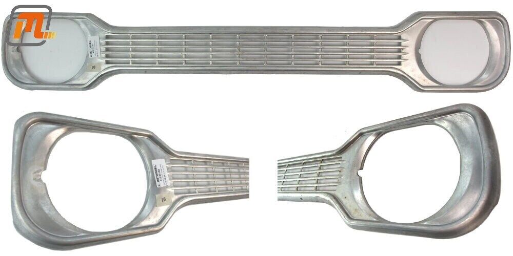 Ford Escort MK1 Radiator Grill Silver Round Headlights