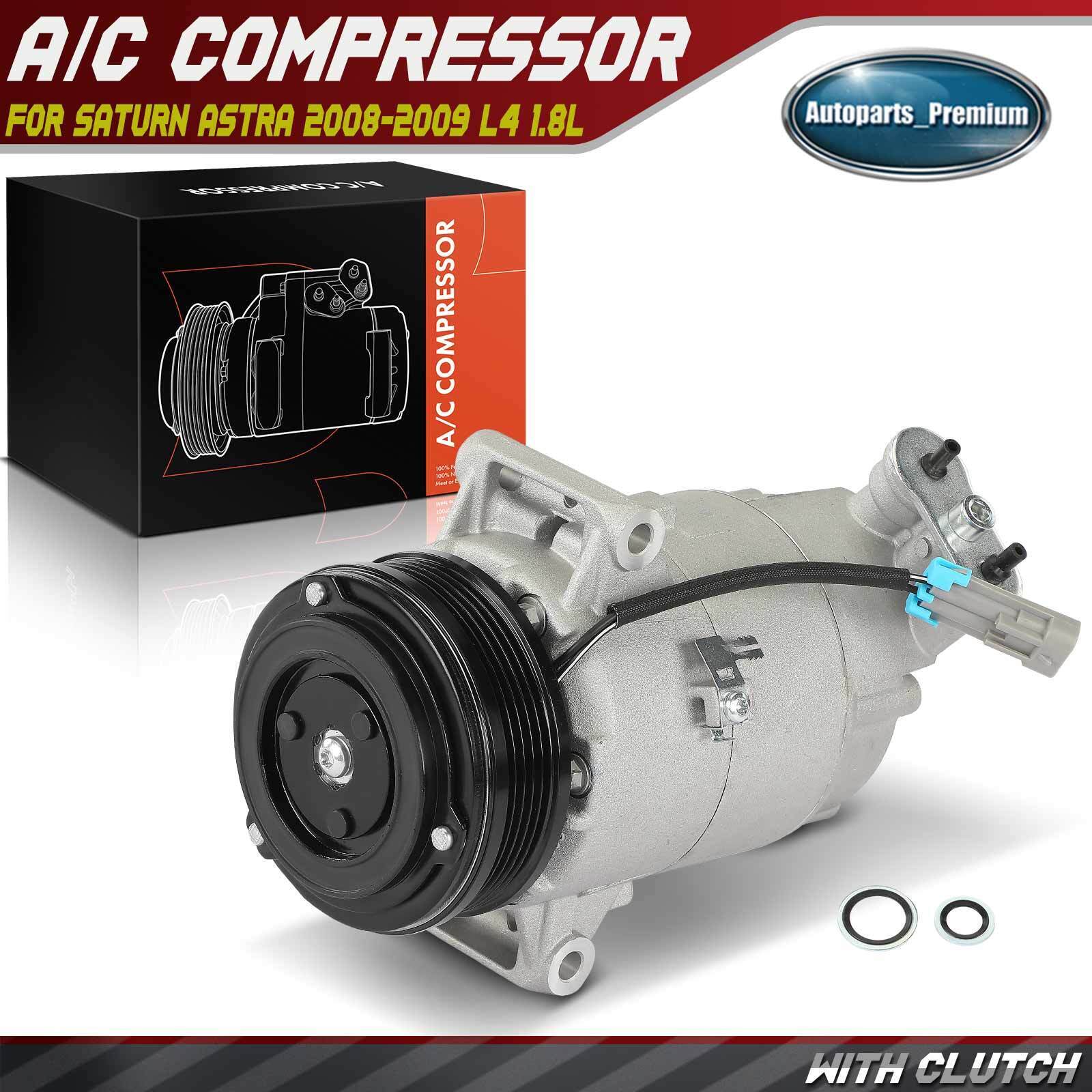 1x New AC Compressor w/ Clutch for Saturn Astra 2008-2009 CVC 2 Pins 94711789