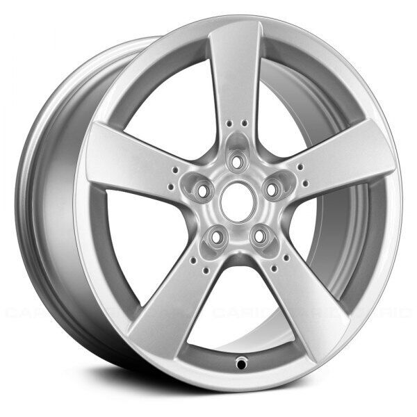 Wheel For 04-08 Mazda RX-8 18x8 Alloy 5 Spoke 5-114.3mm Hyper Silver Offset 50mm