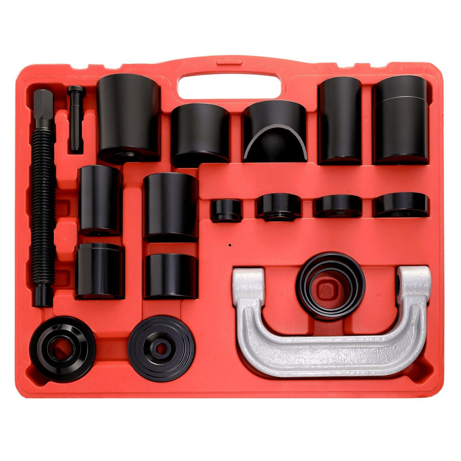 21PC C-PRESS BALL JOINT MASTER SET SERVICE KIT REMOVER INSTALLER 2 4 WD AUTO