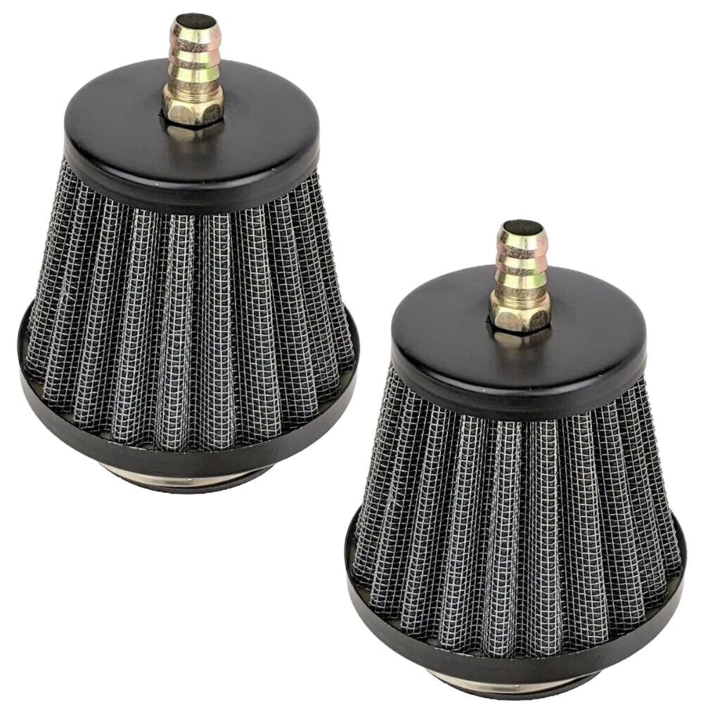 RedCap 35mm Cone Air Filter with Exhaust Nipple Apollo Go Kart Bike-Pack of 2