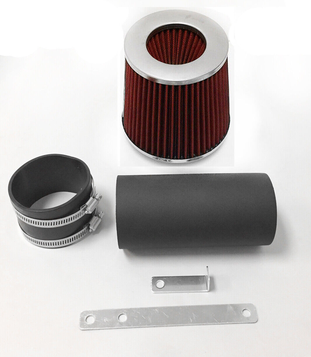 Coated Black Red For 1994 1995 1996 Chevy Beretta Corsica 3.1L V6 Air Intake Kit