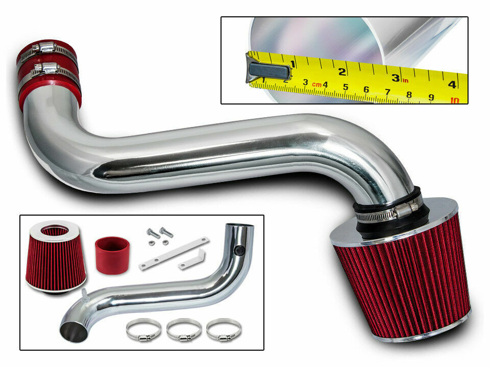 Short Ram Air Intake Kit + RED Filter for 92-95 S10 / Blazer 4.3 V6 Vortec CPI