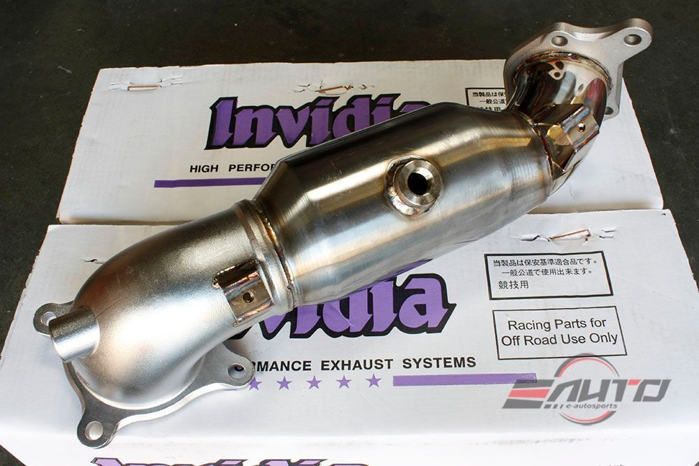 INVIDIA Sport Turbo High Flow Catted Pipe 200cell for Civic Type R FK8 FL5 17-24