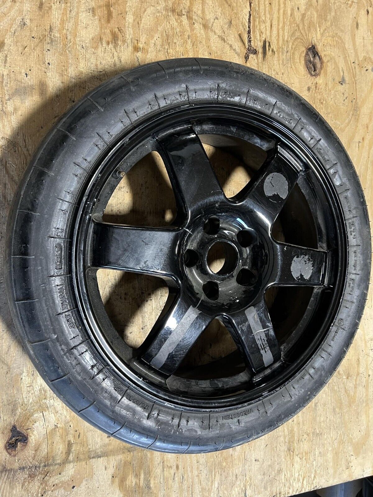 2014-2021 Maserati Ghibli Spare Tire Compact Donut Wheel 175/55-18 OEM #0014