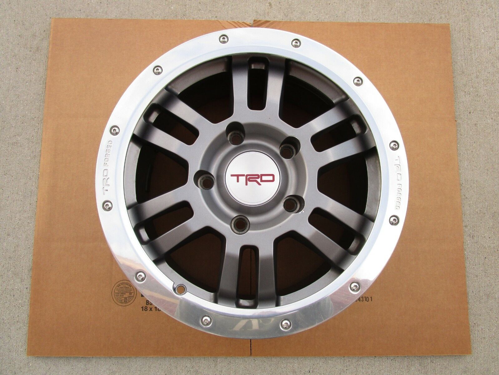 07 - 13 TOYOTA TUNDRA TRD PRO 17" TRD FORGED OFF ROAD ALLOY WHEEL RIM